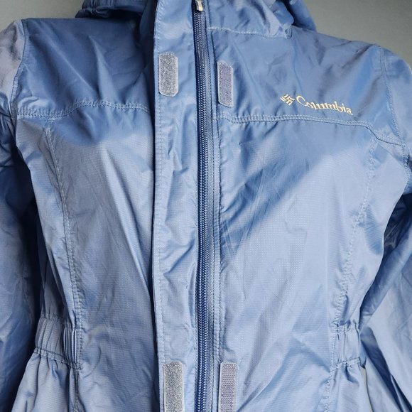 COLUMBIA NYLON HOODED JACKET -SIZE MEDIUM - Picture 7 of 9